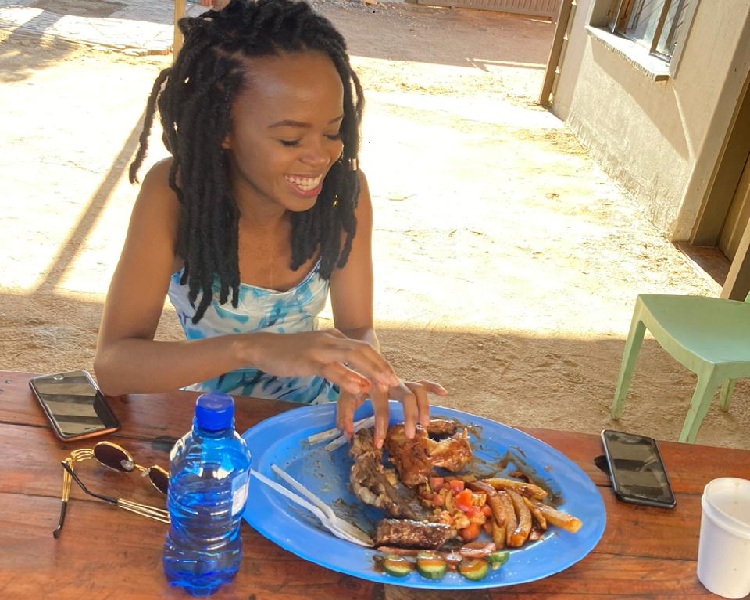 Image of a customer dining at JTM