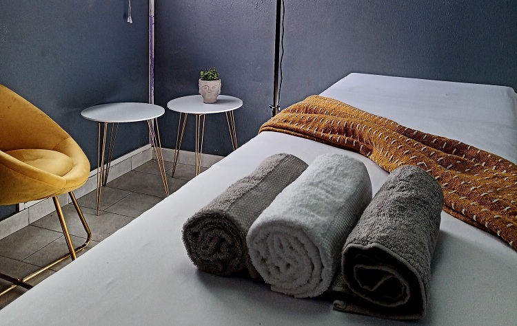 One of Lebogang Leso's beauty bar room