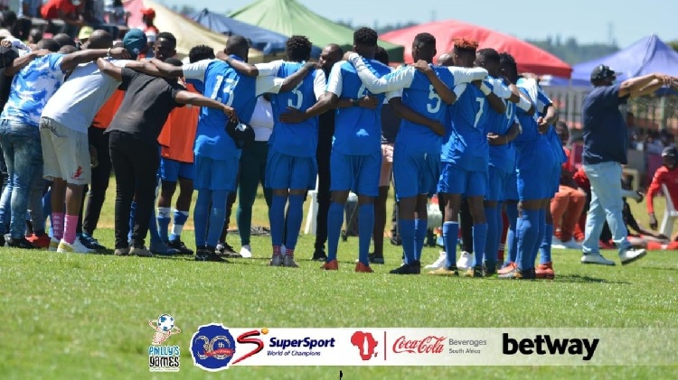 Showing one of the participating teams