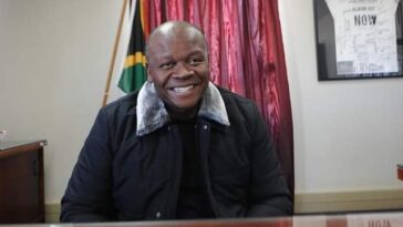 The new CEO of Thembisa hospital,Dr. Ashley Vusi Mthunzi.